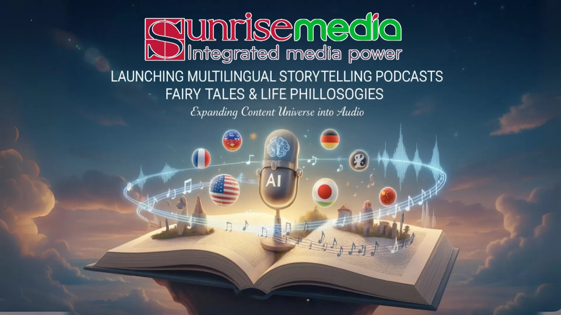 Sunrise Media to Launch Multilingual Storytelling Podcast Series on Spotify